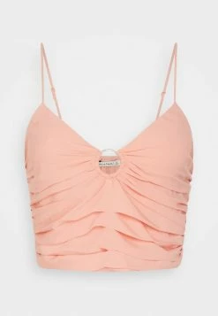 Abercrombie & Fitch BARE RUCHED HARWARE TOP - Blouse - Blooming Dahlia -Abercrombie & Fitch Shop c31ce227338b41dfb3c391e3aea842b0