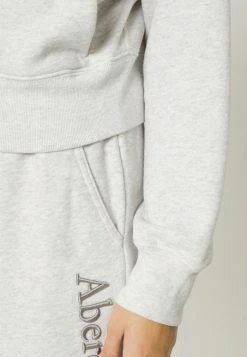 Abercrombie & Fitch LONG LIFE LOGO - Zip-up Sweatshirt - Grey Heather -Abercrombie & Fitch Shop c35d6c9ffe964705af7852e26a113e61