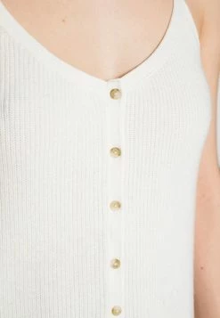 Abercrombie & Fitch DAYTIME BUTTON EASY TANK - Top - Cream -Abercrombie & Fitch Shop c47bcc7cbffa4f97b946beb2484bbaee