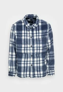 Abercrombie & Fitch PATTERN SHIRT JACKET - Summer Jacket - Blue Pattern -Abercrombie & Fitch Shop c517a18d3d014a9db209845d61f1e07d