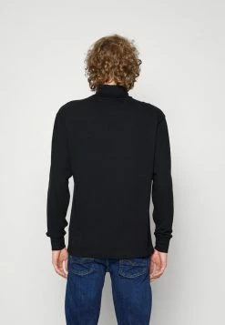 Abercrombie & Fitch TURTLENECK - Long Sleeved Top - Black -Abercrombie & Fitch Shop c653b5ad3d02420e86ffa15233a74f24