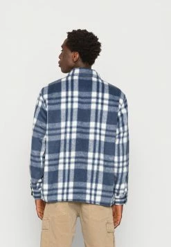 Abercrombie & Fitch PATTERN SHIRT JACKET - Summer Jacket - Blue Pattern -Abercrombie & Fitch Shop c6d4cf3fdb4a46278d44b350ebd4e7e4