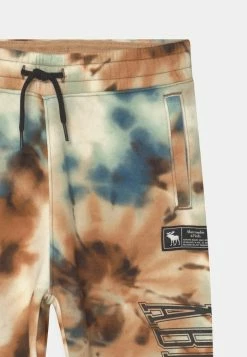 Abercrombie & Fitch OVERT LOGO DYE EFFECT - Tracksuit Bottoms - Multi-coloured -Abercrombie & Fitch Shop c79f6fca1ae3404a8cd19228f499cb95