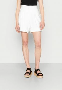 Abercrombie & Fitch LONG INSEAM TAILORED - Shorts - White