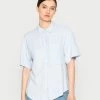 Abercrombie & Fitch OVERSIZED RESORT - Blouse - Blue Heather