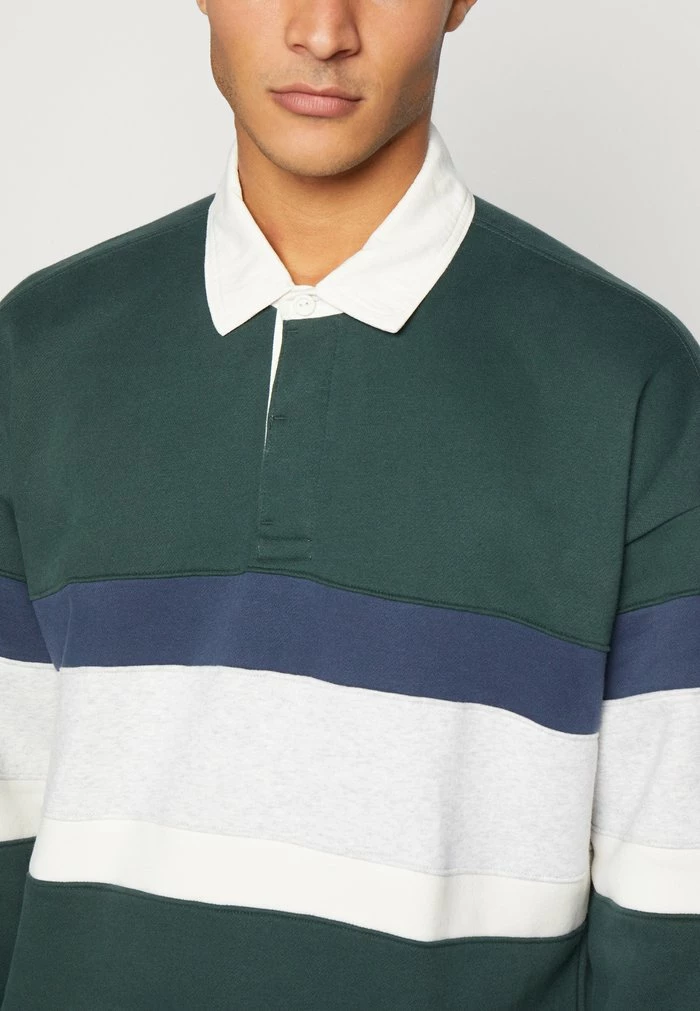 Abercrombie & Fitch OVERSIZED RUGBY - Polo Shirt - Green 6 Abercrombie & Fitch OVERSIZED RUGBY - Polo Shirt - Green - Image 6