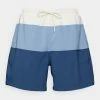 Abercrombie & Fitch PULL ON - Swimming Shorts - Blue Tri