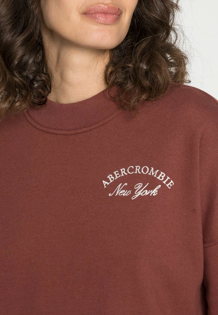 Abercrombie & Fitch UPPER TIER LOGO - Sweatshirt - Hot Chocolate 5 Abercrombie & Fitch UPPER TIER LOGO - Sweatshirt - Hot Chocolate - Image 5