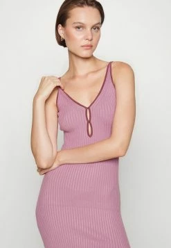 Abercrombie & Fitch BARE KEYHOLE MIDI - Jumper Dress - Orchid Haze -Abercrombie & Fitch Shop cb0d1b143a0240368a2793f677e95211