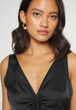 Abercrombie & Fitch CINCH FRONT DRAPY SKIRT MIDI - Cocktail Dress / Party Dress - Black Beauty -Abercrombie & Fitch Shop cbaafcd2d9a548cab932ab70f4fc97ab