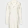 Abercrombie & Fitch NOTCH NECK - Jumper Dress - Jet Stream