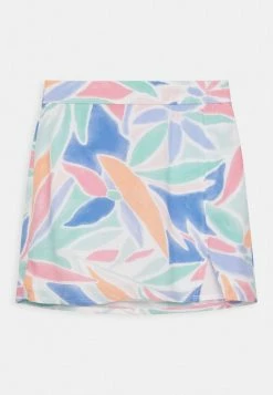 Abercrombie & Fitch Mini Skirt - Multicolor Leaf Print