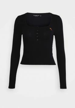 Abercrombie & Fitch ICON HENLEY - Long Sleeved Top - Black Beauty 8 Abercrombie & Fitch ICON HENLEY - Long Sleeved Top - Black Beauty -Abercrombie & Fitch Shop cd84a41d3c5049fbbbb14a979f51ec8b