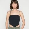Abercrombie & Fitch Top - Black Solid