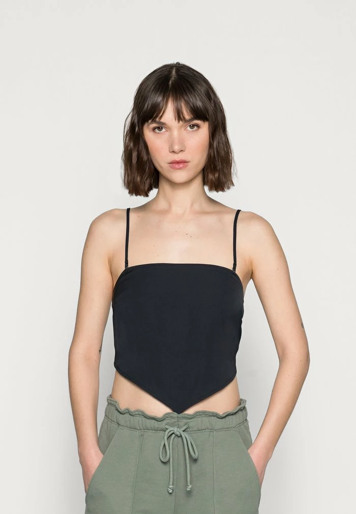 Abercrombie & Fitch Top - Black Solid 1 Abercrombie & Fitch Top - Black Solid