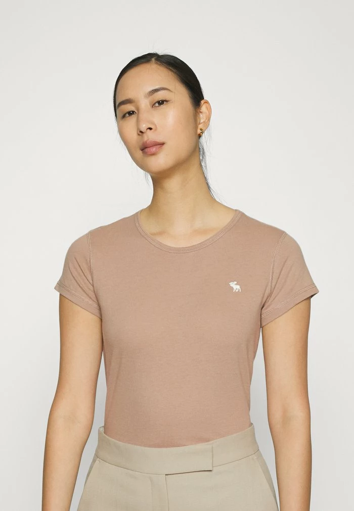 Abercrombie & Fitch 5 PACK - Basic T-shirt - White/tan/rose/blue/black 2 Abercrombie & Fitch 5 PACK - Basic T-shirt - White/tan/rose/blue/black - Image 2