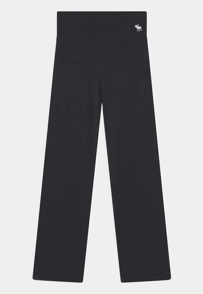 Abercrombie & Fitch SPLIT FLARE - Trousers - Black 1 Abercrombie & Fitch SPLIT FLARE - Trousers - Black
