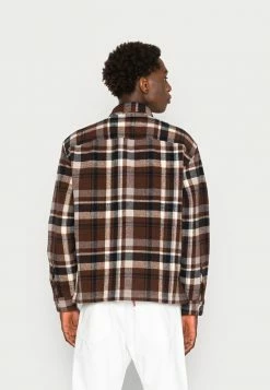 Abercrombie & Fitch HEAVYWEIGHT - Shirt - Brown Plaid -Abercrombie & Fitch Shop cef3eb6cee254698b01abee93964b279