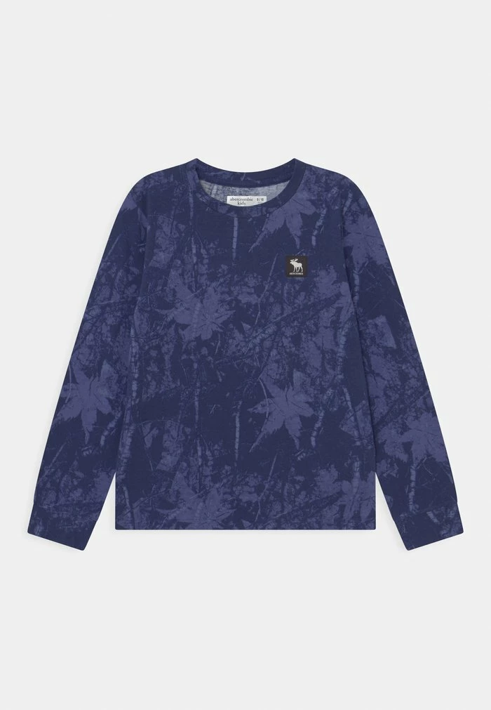 Abercrombie & Fitch PATTERN - Long Sleeved Top - Blue 1 Abercrombie & Fitch PATTERN - Long Sleeved Top - Blue