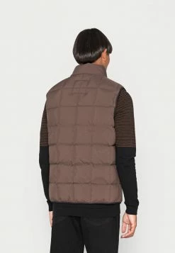 Abercrombie & Fitch PUFFER VEST - Waistcoat - Brown -Abercrombie & Fitch Shop d0d2204c7b774c9b9554417b7e2cceb5