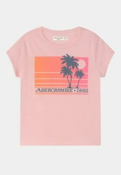 Abercrombie & Fitch COCONUT GIRL LOGO - Print T-shirt - Pink