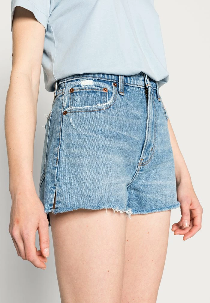 Abercrombie & Fitch LIGHT MOM - Denim Shorts - Medium Clean 5 Abercrombie & Fitch LIGHT MOM - Denim Shorts - Medium Clean - Image 5