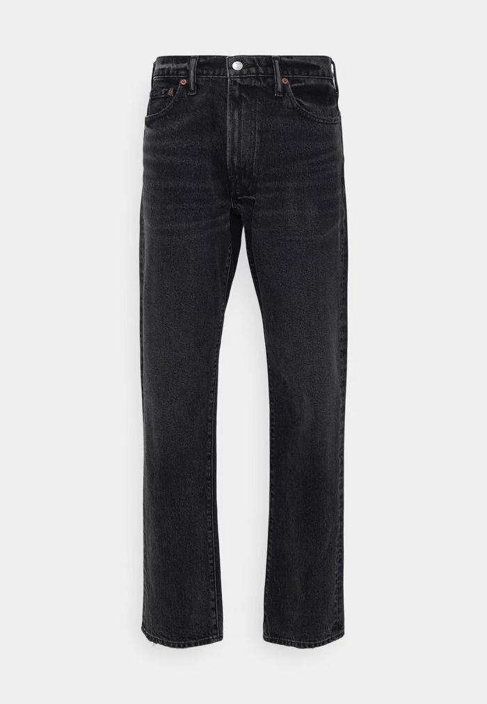 Abercrombie & Fitch STRAIGHT - Straight Leg Jeans - Washed Black 4 Abercrombie & Fitch STRAIGHT - Straight Leg Jeans - Washed Black - Image 4