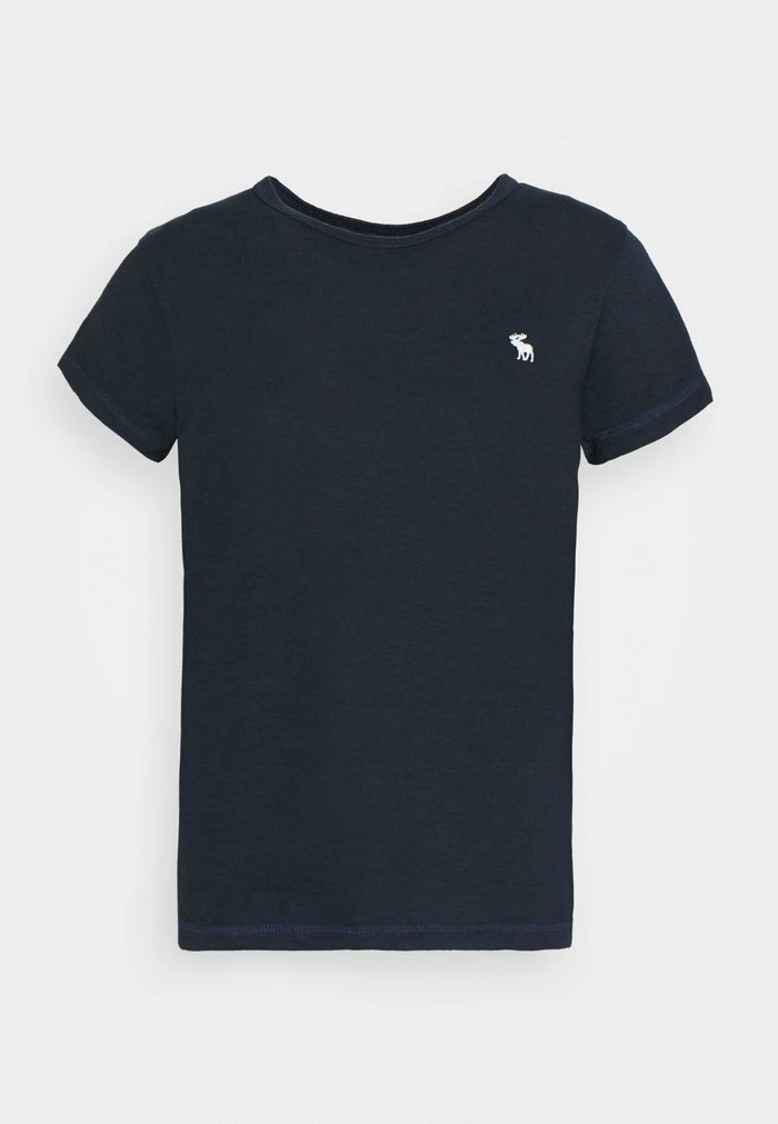 Abercrombie & Fitch ICON CREW NAVY - Basic T-shirt - Navy 1 Abercrombie & Fitch ICON CREW NAVY - Basic T-shirt - Navy