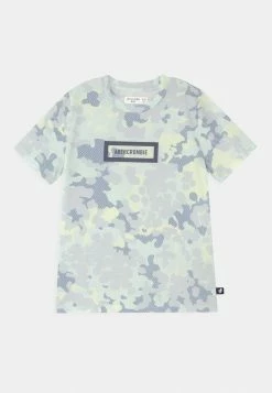 Abercrombie & Fitch TRAPPED LOGO CAMO - Print T-shirt - Multi-coloured