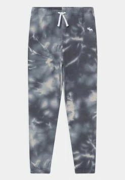 Abercrombie & Fitch CHAIN - Tracksuit Bottoms - Blue