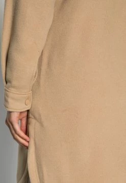 Abercrombie & Fitch SHACKET LONG - Light Jacket - Tan Wool -Abercrombie & Fitch Shop d5c5ff28caf94d80bb8cb6e555def903