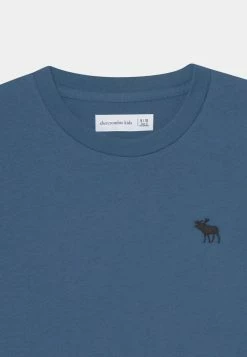 Abercrombie & Fitch BASIC TEE - Long Sleeved Top - Blue Texture -Abercrombie & Fitch Shop d656254b6c254cb6bdc02367ff1fdcc2