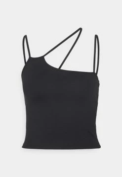 Abercrombie & Fitch SEAMLESS ASYM STRAPPY CAMI - Top - Black 10 Abercrombie & Fitch SEAMLESS ASYM STRAPPY CAMI - Top - Black -Abercrombie & Fitch Shop d7cdd24d198e444b9484e98459b7c014