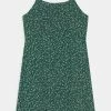 Abercrombie & Fitch LAYERABLE DRESS - Day Dress - Green Floral