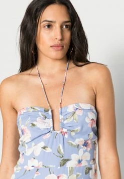 Abercrombie & Fitch HALTER DRESS - Day Dress - Blue -Abercrombie & Fitch Shop d932e752f8424b8e92714435acab383e