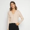 Abercrombie & Fitch LOUNGE TWIN 2-IN-1 - Cardigan - Cream