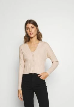 Abercrombie & Fitch LOUNGE TWIN 2-IN-1 - Cardigan - Cream