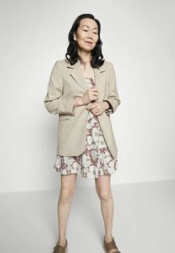 Abercrombie & Fitch TIE STRAP TRAPEZE MINI DRESS - Day Dress - Brown -Abercrombie & Fitch Shop d9c3dfa89c09488f930f759bc1e5b8ae