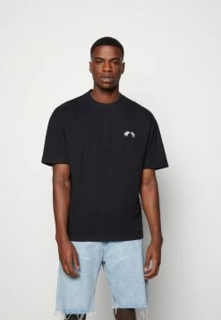 Abercrombie & Fitch KISSING MOOSE ICON - Basic T-shirt - Casual Black