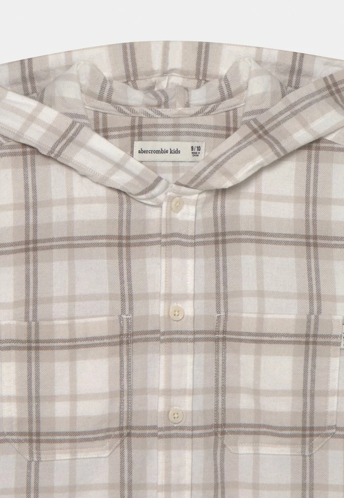 Abercrombie & Fitch HOODED - Shirt - Cream 3 Abercrombie & Fitch HOODED - Shirt - Cream - Image 3