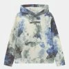 Abercrombie & Fitch OVERSIZED PATTERN - Sweatshirt - Blue Wash Effect