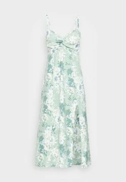 Abercrombie & Fitch TWIST FRONT - Day Dress - Green -Abercrombie & Fitch Shop e2c3f7c63a25423b971804a99941b1c1