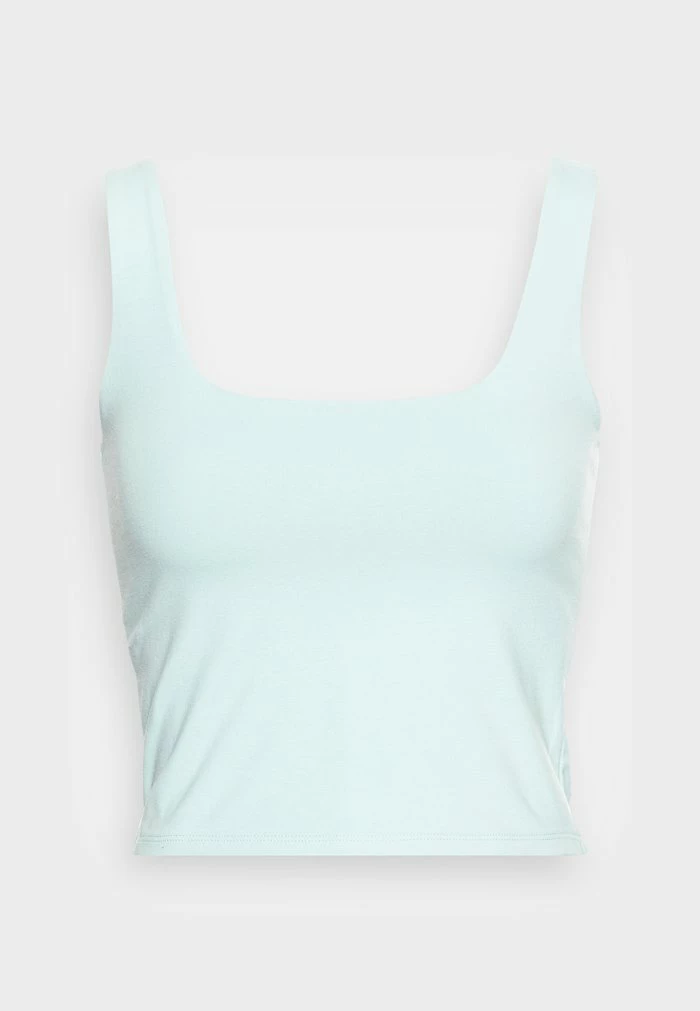 Abercrombie & Fitch SEAMLESS TANK - Top - Blue 4 Abercrombie & Fitch SEAMLESS TANK - Top - Blue - Image 4