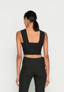 Abercrombie & Fitch BDG BARE CUT OUT SET TOP - Blouse - Black Beauty -Abercrombie & Fitch Shop e59c6a175f294a939ed6c715cf906408