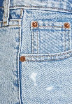 Abercrombie & Fitch WEBEX CROSSOVER WAIST - Mini Skirt - Medium Blue Wash -Abercrombie & Fitch Shop e6214ab58d2e4e88831e22906e99e5b3