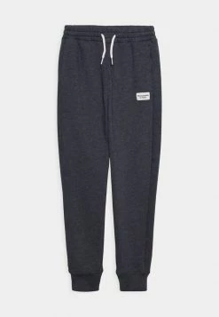 Abercrombie & Fitch THRIFTED GIFT PATCH JOGGER UNISEX - Tracksuit Bottoms - Blue