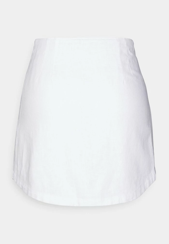 Abercrombie & Fitch RESORT CURVED HEM - Mini Skirt - White 2 Abercrombie & Fitch RESORT CURVED HEM - Mini Skirt - White - Image 2