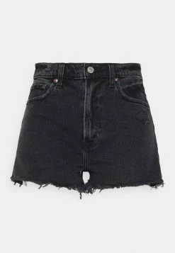 Abercrombie & Fitch Denim Shorts - Black