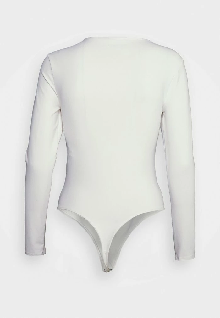 Abercrombie & Fitch SEAMLESS TWIST CUTOUT - Long Sleeved Top - White 2 Abercrombie & Fitch SEAMLESS TWIST CUTOUT - Long Sleeved Top - White - Image 2
