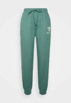 Abercrombie & Fitch TREND LOGO SUNDAY JOGGER - Tracksuit Bottoms - Light Green